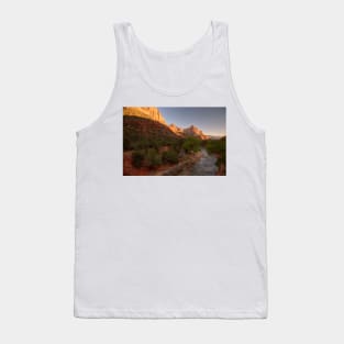 Early Morning Hike At Zion National Park © Tank Top